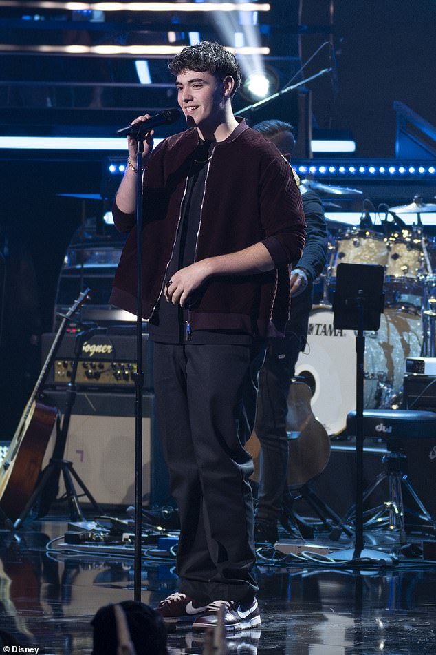 Jordan avançou após cantar a música de Adele, Love In The Dark