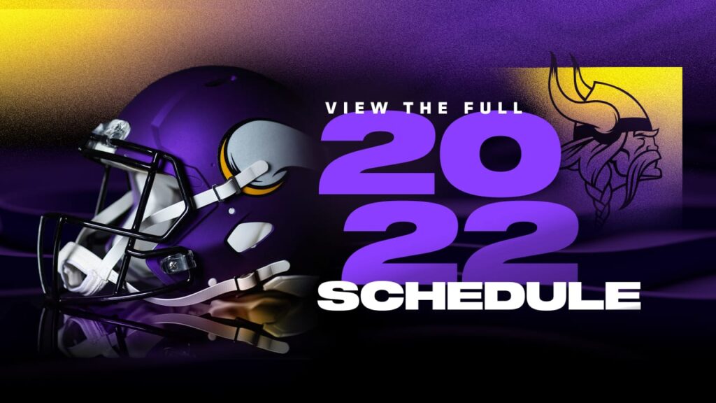 Vikings 2022 Full Schedule
