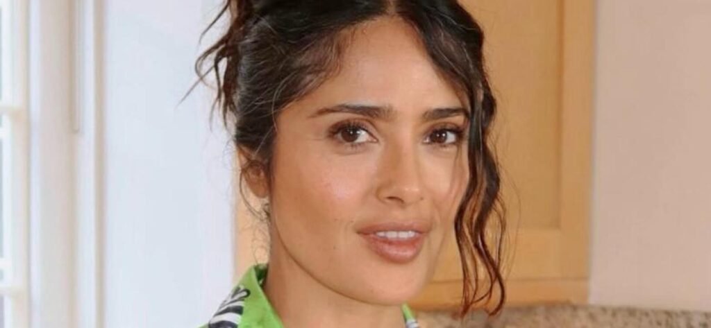 Salma Hayek Shows Off Calorie-Packed Breakfast In Pajamas