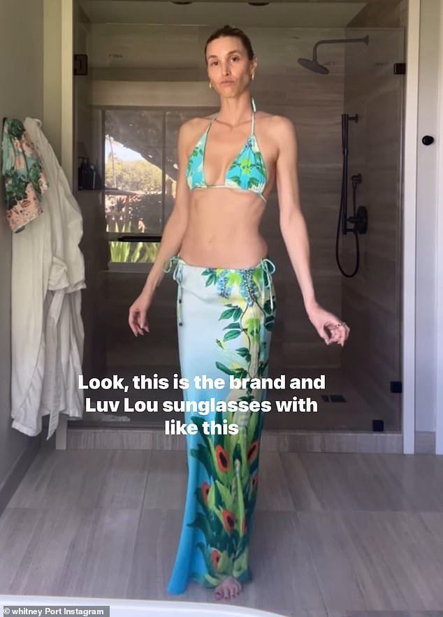 Whitney Port acessou o Instagram na quarta-feira para dar aos fãs outra visão da idílica escapadela havaiana de sua família