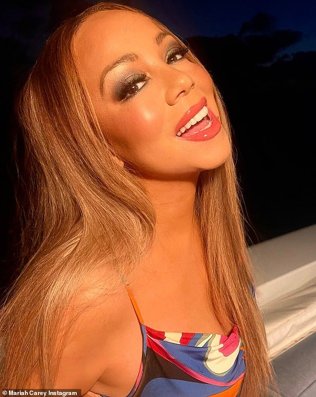 Mariah Carey apareceu no Instagram na segunda-feira com uma nova foto glamorosa para compartilhar com seus 13,4 milhões de seguidores